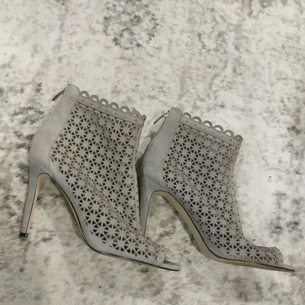 Marc Fisher Open Toe Heeled Bootie - Picture 6 of 9